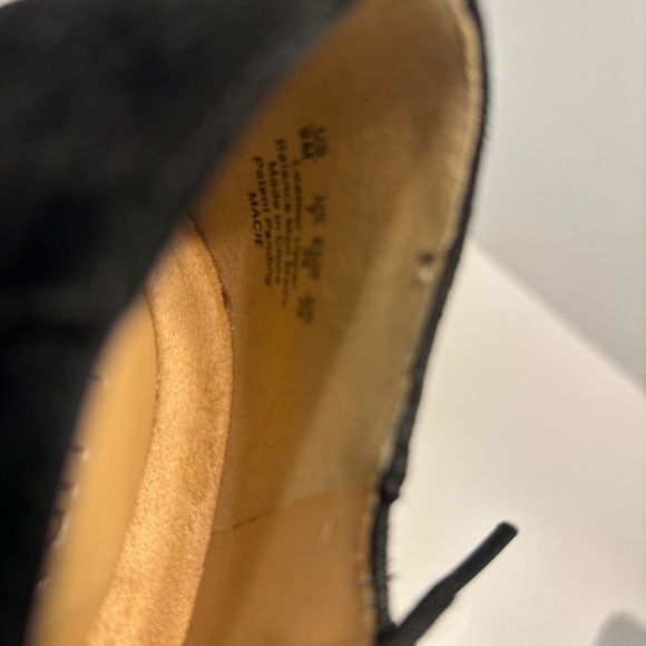 Naturalizer Macie Black Lace-Up Heels Women’s Size 9M Suede-Like Pumps - Picture 8 of 8